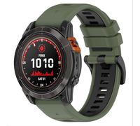 GIOPUEY Cinturini Compatibile con COROS VERTIX 2/2S, Morbido TPU Cinturino [Design a Colori di Giunzione] - Green/Black