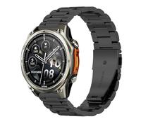 GIOPUEY Cinturini Compatibile con DOOGEE Anywise W1/W1 PRO, Acciaio Inossidabile Cinturino [Resistente all'Usura] - Black