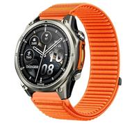 GIOPUEY Cinturini Compatibile con DOOGEE Anywise W1/W1 PRO, Nylon Traspirante Sport Loop Cinturino in Morbido Nylon Intrecciato Strap Band - Orange