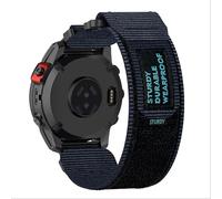 GIOPUEY Cinturini Compatibile con Garmin Fenix 8 43MM, Cinturino in Morbido Nylon Intrecciato [Unisex] [Traspirante] - Blue
