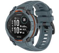 GIOPUEY Cinturini Compatibile con Garmin Instinct 3 50mm, Morbido Silicone Cinturino [Resistente all'Usura] [Traspirante] - Darkblue-A