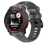 GIOPUEY Cinturini Compatibile con Garmin instinct 3 50mm, Morbido TPU Cinturino [Design a colori di giunzione] - C