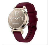 GIOPUEY Cinturini Compatibile con Garmin Lily 2/Claasic/Active, Morbido Silicone Cinturino [Resistente all'Usura] [Traspirante] - Wine Red