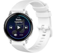 GIOPUEY Cinturini Compatibile con Garmin Venu 4 45mm, Morbido Silicone Cinturino [Resistente all'Usura] [Traspirante] - White