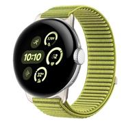 GIOPUEY Cinturini Compatibile con Google Pixel Watch 4/3/2/1 41mm, Cinturino in morbido nylon intrecciato [unisex] [Traspirante] - green