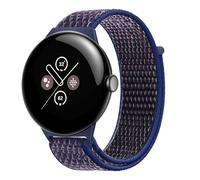 GIOPUEY Cinturini Compatibile con Google Pixel Watch 4 45mm/3 45mm, Cinturino in morbido nylon intrecciato [unisex] [Traspirante] - blue