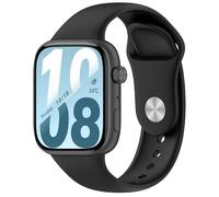 GIOPUEY Cinturini Compatibile con Honor Watch X5i, Morbido Silicone Cinturino [Resistente all'Usura] [Traspirante] - Black