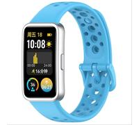 GIOPUEY Cinturini Compatibile con Huawei Band 10/9/8, Morbido Silicone Cinturino [Resistente all'Usura] [Traspirante] - Sky Blue
