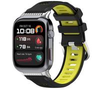 GIOPUEY Cinturini Compatibile con Huawei Watch D2, Morbido TPU Cinturino [Design a colori di giunzione]
