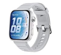 GIOPUEY Cinturini Compatibile con Huawei Watch Fit 5 Pro/Fit5/Fit4/4 PRO/Fit3, Morbido Silicone Cinturino [Resistente all'Usura] [Traspirante] - Grey