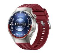 GIOPUEY Cinturini Compatibile con Huawei Watch GT 6 PRO, Morbido Silicone Cinturino [Resistente all'Usura] [Traspirante] - Red