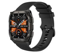 GIOPUEY Cinturini Compatibile con KOSPET Tank M4, Morbido silicone Cinturino [Resistente All'usura] [Traspirante] - Black