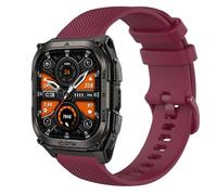 GIOPUEY Cinturini Compatibile con KOSPET Tank M4, Morbido silicone Cinturino [Resistente All'usura] [Traspirante] - Dark Red