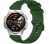 GIOPUEY Cinturini Compatibile con KOSPET TANK T3 ULTRA 2, 22mm Morbido silicone Cinturino [Resistente All'usura] [Traspirante] - Dark Green