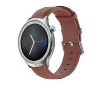 GIOPUEY Cinturini Compatibile con Motorola Moto Watch 2026, vera pelle Cinturino [Resistente All'usura] [Traspirante] - Brown