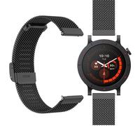 GIOPUEY Cinturini Compatibile con Nothing CMF Watch 3 Pro, Cinturino in acciaio inossidabile intrecciato [Resistente All'usura] - black