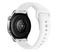 GIOPUEY Cinturini Compatibile con OnePLus Watch 3/2/2R, Morbido silicone Cinturino [Resistente All'usura] [Traspirante] - white