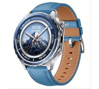 GIOPUEY Cinturini Compatibile con OnePlus Watch 3/2/2R, Vera Pelle Cinturino [Resistente all'Usura] [Traspirante] - Blue