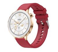 GIOPUEY Cinturini Compatibile con OnePlus Watch 3 43mm, Morbido silicone Cinturino [Resistente All'usura] [Traspirante] - red