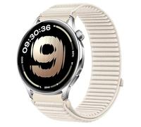 GIOPUEY Cinturini Compatibile con OnePlus Watch Lite, Nylon Traspirante Sport Loop Cinturino in Morbido Nylon Intrecciato Strap Band - Beige