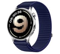 GIOPUEY Cinturini Compatibile con OnePlus Watch Lite, Nylon Traspirante Sport Loop Cinturino in Morbido Nylon Intrecciato Strap Band - Darkblue