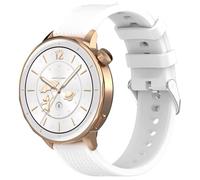 GIOPUEY Cinturini Compatibile con Oppo Watch X2 Mini, Morbido silicone Cinturino [Resistente All'usura] [Traspirante] - white