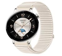 GIOPUEY Cinturini Compatibile con Oppo Watch X2 Mini, Nylon Traspirante Sport Loop Cinturino in Morbido Nylon Intrecciato Strap Band - Beige