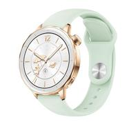 GIOPUEY Cinturini Compatibile con Oppo Watch X3 Mini/X2 Mini, Morbido silicone Cinturino [Resistente All'usura] [Traspirante] - matcha green