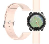 GIOPUEY Cinturini Compatibile con Polar Grit X2, vera pelle Cinturino [Resistente All'usura] [Traspirante] - Pink