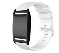 GIOPUEY Cinturini Compatibile con Polar Loop, Morbido Silicone Cinturino [Resistente all'Usura] [Traspirante] - White