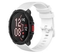 GIOPUEY Cinturini Compatibile con Polar Street X, Morbido Silicone Cinturino [Resistente all'Usura] [Traspirante] - White