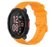 GIOPUEY Cinturini Compatibile con Polar Street X, Morbido Silicone Cinturino [Resistente all'Usura] [Traspirante] - Yellow