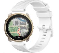 GIOPUEY Cinturini Compatibile con Polar Vantage M3, Morbido Silicone Cinturino [Resistente all'Usura] [Traspirante] - White