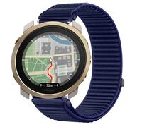 GIOPUEY Cinturini Compatibile con Polar Vantage M3, Nylon Traspirante Sport Loop Cinturino in Morbido Nylon Intrecciato Strap Band - Darkblue