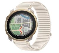 GIOPUEY Cinturini Compatibile con Polar Vantage M3, Nylon Traspirante Sport Loop Cinturino in Morbido Nylon Intrecciato Strap Band - Beige