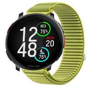 GIOPUEY Cinturini Compatibile con Polar Vantage V3, Nylon Traspirante Sport Loop Cinturino in Morbido Nylon Intrecciato Strap Band - Green