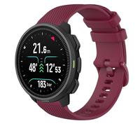 GIOPUEY Cinturini Compatibile con SUUNTO Nautic S, Morbido Silicone Cinturino [Resistente all'Usura] [Traspirante] - Dark Red