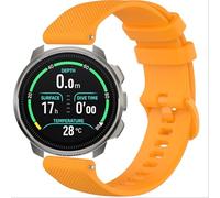 GIOPUEY Cinturini Compatibile con SUUNTO Ocean, Morbido Silicone Cinturino [Resistente all'Usura] [Traspirante] - Yellow