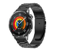 GIOPUEY Cinturini Compatibile con Watch GT 5 46mm/GT5 PRO, Acciaio Inossidabile Cinturino [Resistente all'Usura] - Black