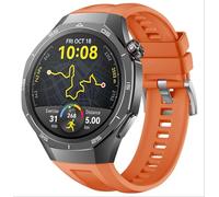 GIOPUEY Cinturini Compatibile con Watch GT 5 PRO 46mm, Morbido Silicone Cinturino [Resistente all'Usura] [Traspirante] - Orange