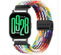 GIOPUEY Cinturini Compatibile con Xiaomi Redmi Watch 5 Active/5 Lite, Cinturino in Morbido Nylon Intrecciato [Unisex] [Traspirante] - Colourful-B