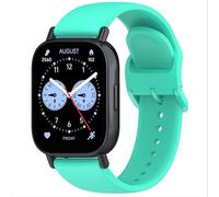 GIOPUEY Cinturini Compatibile con Xiaomi Redmi Watch 5 Lite/Active, Morbido Silicone Cinturino [Resistente all'Usura] [Traspirante] - Teal Green