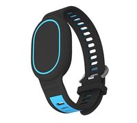 GIOPUEY Cinturini Compatibile con Xiaomi Tag, Morbido Silicone Cinturino [Resistente all'Usura] [Traspirante] - Black/Blue