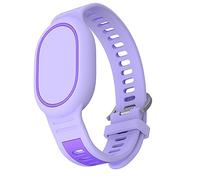 GIOPUEY Cinturini Compatibile con Xiaomi Tag, Morbido Silicone Cinturino [Resistente all'Usura] [Traspirante] - Purple