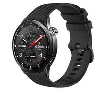 GIOPUEY Cinturini Compatibile con Xiaomi Watch S5 46mm, Morbido silicone Cinturino [Resistente All'usura] [Traspirante] - Black