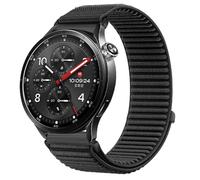 GIOPUEY Cinturini Compatibile con Xiaomi Watch S5 46mm, Nylon Traspirante Sport Loop Cinturino in Morbido Nylon Intrecciato Strap Band - Black