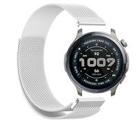 GIOPUEY Cinturini Magnetica Compatibile con Amazfit Balance 2（2025）, Cinturino in acciaio inossidabile intrecciato [magnetico] - Silver