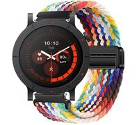 GIOPUEY Cinturini Magnetica Compatibile con CMF Watch Pro 3, Cinturino in morbido nylon intrecciato [unisex] [Traspirante] - Colourful-B