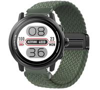 GIOPUEY Cinturini Magnetica Compatibile con COROS Pace 2, Cinturino in morbido nylon intrecciato [unisex] [Traspirante] - Green
