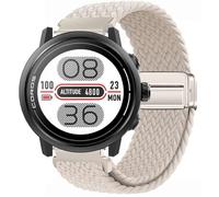 GIOPUEY Cinturini Magnetica Compatibile con COROS Pace 2, Cinturino in morbido nylon intrecciato [unisex] [Traspirante] - Beige